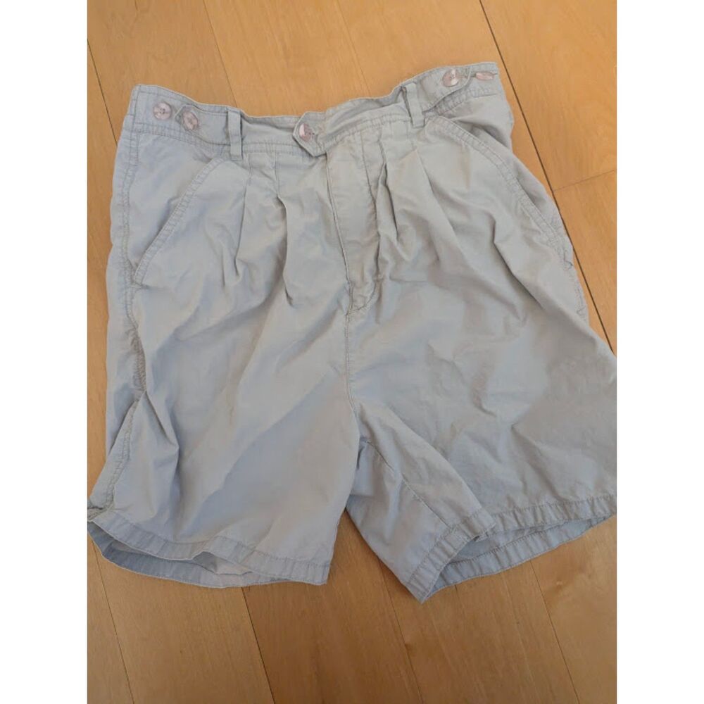 NFS DO NOT BUY Lightweight khaki shorts 30 American Trouser *flaw 100% cotton
